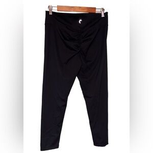 Zyia Active Solid Black Leggings in Nearly New Condition !! Sz 16-18